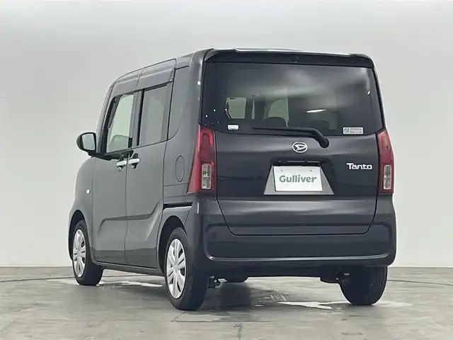 ダイハツ タント X 福島県 2021(令3)年 3.7万km ブラックマイカメタリック スマートアシスト　/・車線逸脱警報/・衝突軽減システム/・オートハイビーム/・誤発信抑制機能/・先行車発進告知/・コーナーセンサー/バックカメラ　/ＳＤナビ/【AM/FM/DVD/CD/Bluetooth】　/片側パワースライドドア　/シートヒーター　/ＥＴＣ　/プッシュスタート　/・スマートキー　/オートライト　/・ＬＥＤライト　/ＵＳＢ充電　/ステアリングスイッチ　/フロアマット/アイドリングストップ/ミラクルオープンドア