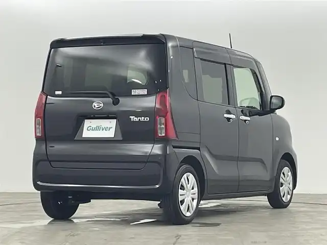 ダイハツ タント X 福島県 2021(令3)年 3.7万km ブラックマイカメタリック スマートアシスト　/・車線逸脱警報/・衝突軽減システム/・オートハイビーム/・誤発信抑制機能/・先行車発進告知/・コーナーセンサー/バックカメラ　/ＳＤナビ/【AM/FM/DVD/CD/Bluetooth】　/片側パワースライドドア　/シートヒーター　/ＥＴＣ　/プッシュスタート　/・スマートキー　/オートライト　/・ＬＥＤライト　/ＵＳＢ充電　/ステアリングスイッチ　/フロアマット/アイドリングストップ/ミラクルオープンドア