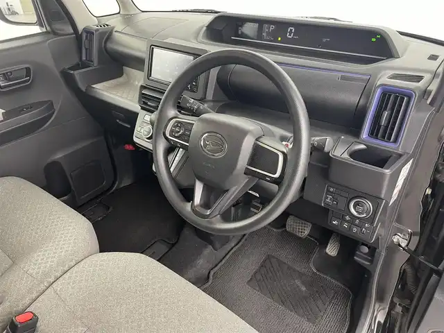 ダイハツ タント X 福島県 2021(令3)年 3.7万km ブラックマイカメタリック スマートアシスト　/・車線逸脱警報/・衝突軽減システム/・オートハイビーム/・誤発信抑制機能/・先行車発進告知/・コーナーセンサー/バックカメラ　/ＳＤナビ/【AM/FM/DVD/CD/Bluetooth】　/片側パワースライドドア　/シートヒーター　/ＥＴＣ　/プッシュスタート　/・スマートキー　/オートライト　/・ＬＥＤライト　/ＵＳＢ充電　/ステアリングスイッチ　/フロアマット/アイドリングストップ/ミラクルオープンドア