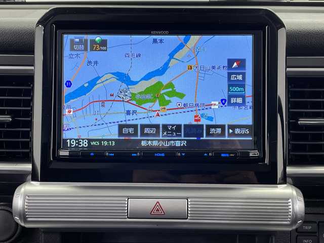 スズキ クロスビー HYBRID MZ 栃木県 2022(令4)年 4.8万km 黒Ⅱ 社外ナビ（Kenwood）/（CD/DVD/SD/USB/フルセグTV/Bluetooth）/バックカメラ/ETC/前方ドラレコ/ミラーヒーター/パドルシフト/オートライト/LEDヘッドライト/横滑り防止装置/スマートキー/アイドリングストップ/ステアリングスイッチ/フロントフォグランプ/革巻きステアリング/純正アルミホイール/社外フロアマット/電動格納ミラー