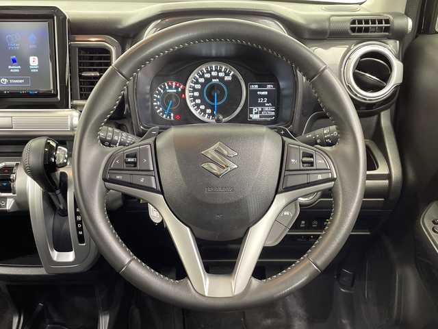 スズキ クロスビー HYBRID MZ 栃木県 2022(令4)年 4.8万km 黒Ⅱ 社外ナビ（Kenwood）/（CD/DVD/SD/USB/フルセグTV/Bluetooth）/バックカメラ/ETC/前方ドラレコ/ミラーヒーター/パドルシフト/オートライト/LEDヘッドライト/横滑り防止装置/スマートキー/アイドリングストップ/ステアリングスイッチ/フロントフォグランプ/革巻きステアリング/純正アルミホイール/社外フロアマット/電動格納ミラー