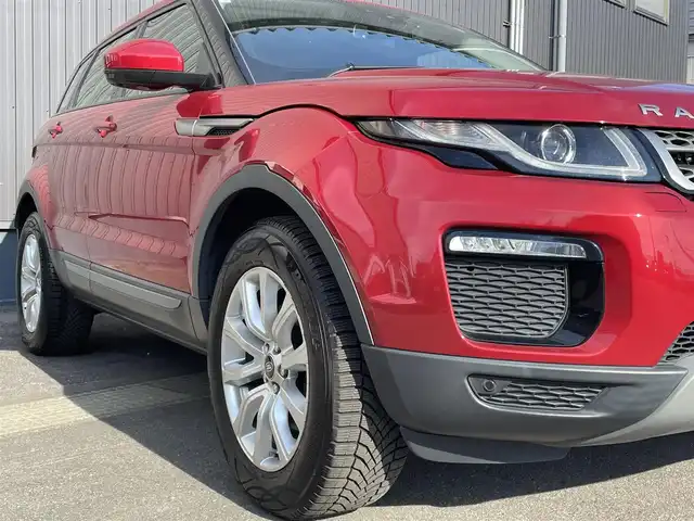 ランドローバー レンジローバーイヴォーク SE 青森県 2019(平31)年 4.5万km 赤 /4WD/ディーゼルターボ/MERIDIANサウンドシステム/純正SDナビ/　(フルセグTV/DVD/Bt/USB)/全方位カメラ/黒ハーフレザーシート/前席シートヒーター/衝突回避システム/クロストラフィック/車線逸脱抑制機能/横滑り防止機能/ヒルクライムアシスト/クルーズコントロール/革巻きステア/オーディオ/ステアスイッチ/パドルシフト/オートワイパー/オートライトHID/オートマチックハイビーム/プッシュスタートシステム/ヘットライトウオッシャー/前後バンパーソナー/パワーバックドア/社外ドラレコ/ETC 2.0/W/サイド/カーテンエアバッグ /ABS/スマートキーx2/保証書/取説