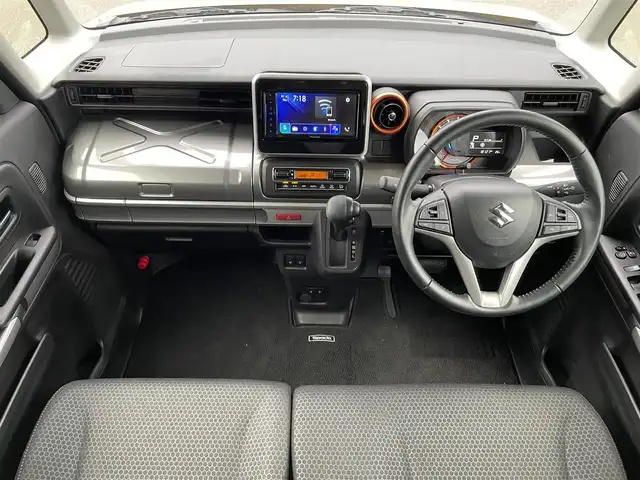 スズキ スペーシア ギア HYBRID XZ 鹿児島県 2021(令3)年 1.9万km アクティブイエロー/ガンメタリック2トーン セーフティサポート/ディスプレイオーディオ/バックカメラ/追従機能付きクルーズコントロール/両側パワースライドドア/LEDオートライト/シートヒーター/オートエアコン/サーキュレーター/ロールサンシェード/パーソナルテーブル/スマートキー/ETC