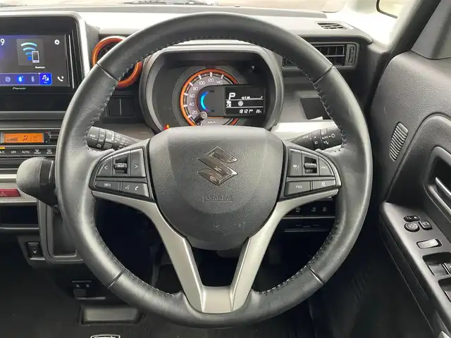 スズキ スペーシア ギア HYBRID XZ 鹿児島県 2021(令3)年 1.9万km アクティブイエロー/ガンメタリック2トーン セーフティサポート/ディスプレイオーディオ/バックカメラ/追従機能付きクルーズコントロール/両側パワースライドドア/LEDオートライト/シートヒーター/オートエアコン/サーキュレーター/ロールサンシェード/パーソナルテーブル/スマートキー/ETC