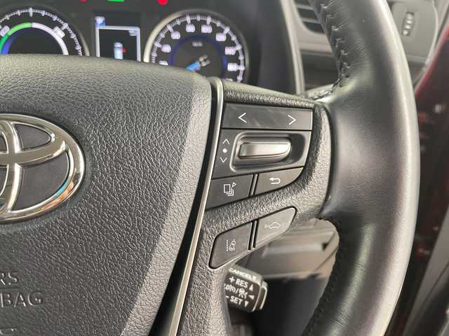 トヨタ ヴェルファイア ハイブリット ZR 道央・札幌 2018(平30)年 4.4万km ダークレッドマイカメタリック ・４WD/ハイブリッド/・トヨタセーフティセンス/・レーダークルーズコントロール/・プリクラッシュセーフティ/・純正10インチSDナビ/・DVD.CD.SD.フルセグ/・Bluetooth/バックカメラ /・フリップダウン モニター/・両側パワースライドドア /・パワーバックドア /オットマンシート/・黒レザーシート/シートヒーター/・パワーシート/ベンチレーション/・LEDライト/オートハイビーム/・３眼ヘッドライト/・ビルトインETC