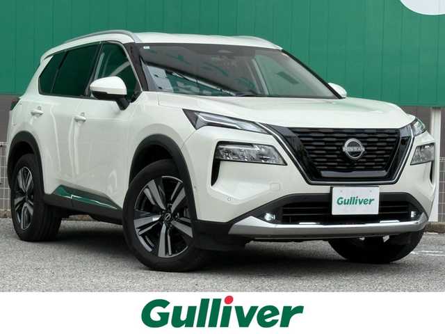 日産 エクストレイル G 千葉県 2024(令6)年 1.2万km ブリリアントホワイトパール NissanConnectインフォテインメントシステム（AM/FM/Bluetooth/フルセグTV）/プロパイロット/バックカメラ/アラウンドビューモニター/ETC2.0/前後ドライブレコーダー/ステアリングヒーター/シートヒーター/前席パワーシート/レザーシート/LEDヘッドライト/フォグランプ/オートマチックハイビーム/純正フロアマット/純正アルミホイール