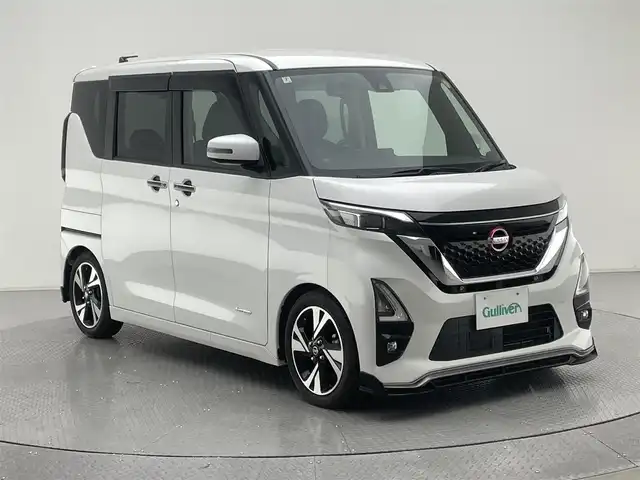 日産 ルークス HWS Gターボ プロパイロットED 兵庫県 2020(令2)年 3.9万km ホワイトパール 社外メモリナビ(Bluetooth/CD/DVD/SD)/両側パワースライドドア/プロパイロット/エマージェンシーブレーキ/前後ドライブレコーダー/アラウンドビューモニター/純正15インチアルミホイール/ダウンサス/社外シートカバー/コーナーセンサー/純正フロアマット/純正ドアバイザー/ETC/スペアキー/IMPULスポイラー/LEDヘッドライト/LEDフォグランプ/カロッツェリアサブウーファー