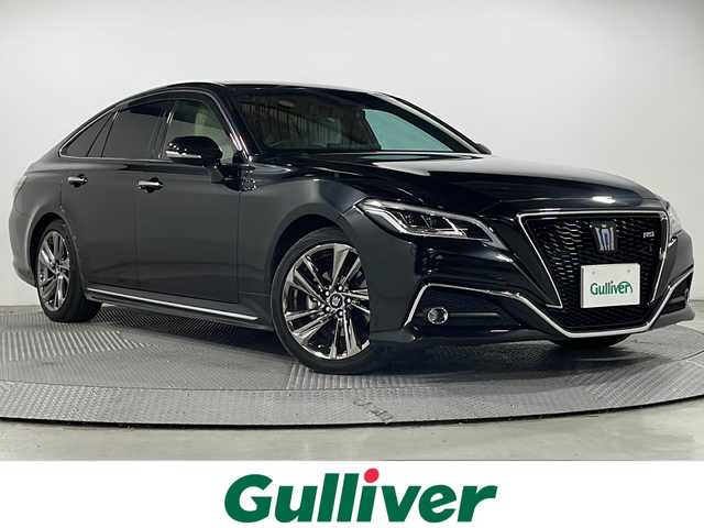 トヨタ クラウン ハイブリッド RS アドバンス 広島県 2021(令3)年 5.7万km プレシャスブラックパール