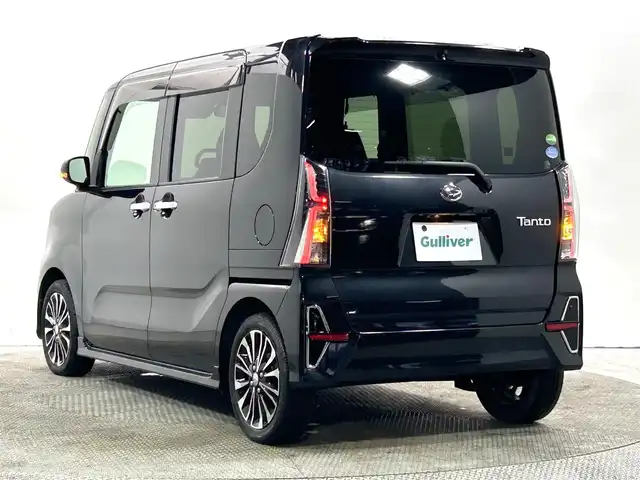 ダイハツ タント カスタム RS セレクション 大阪府 2020(令2)年 2.7万km ブラックマイカメタリック 社外ナビ(フルセグ/DVD再生/Bluetooth) バックカメラ ETC 両側パワースライドドア ハーフレザー シートヒーター 衝突軽減 レーダークルコン クリアランスソナー レーンアシスト