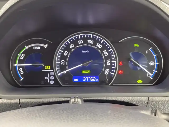 トヨタ エスクァイア ハイブリッド 栃木県 2019(令1)年 3.8万km スパークリングブラックパールクリスタルシャイン 純正10インチナビ/（CD/DVD/Bluetooth/SD/iPod）/バックカメラ/純正ビルトインETC/トヨタセーフティセンス/・プリクラッシュセーフティ/・レーンディパーチャーアラート/・オートマチックハイビーム/・先行発進車お知らせ/・クリアランスソナー/PKSB/前方ドラレコ/両側パワースライドドア/ハーフレザーシート/シートヒーター/禁煙車/ステアリングヒーター/フリップダウンモニター/オートライト/LEDヘッドライト/AC100V電源/スマートキー/プッシュスタート/ステアリングスイッチ/電動格納ミラー/純正アルミホイール/純正フロアマット