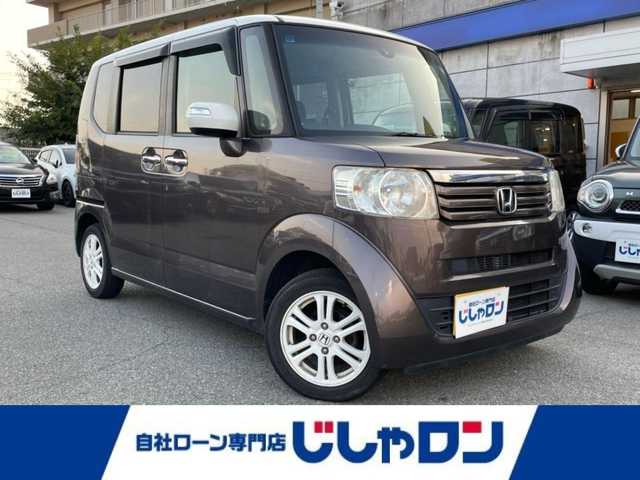 ホンダ Ｎ ＢＯＸ 2トーン G Lパッケージ 兵庫県 2014(平26)年 9.1万km 茶 (株)IDOMが運営する【じしゃロン姫路店】の自社ローン専用車両になります。こちらは現金またはオートローンご利用時の価格です。自社ローンご希望の方は別途その旨お申付け下さい/禁煙車/純正ギャザーズナビ/Bluetooth/フルセグ/バックカメラ/前方ドライブレコーダー/純正フロアマット/片側スライドドア/純正14インチアルミホイール/横滑り防止装置/盗難防止/オートライト