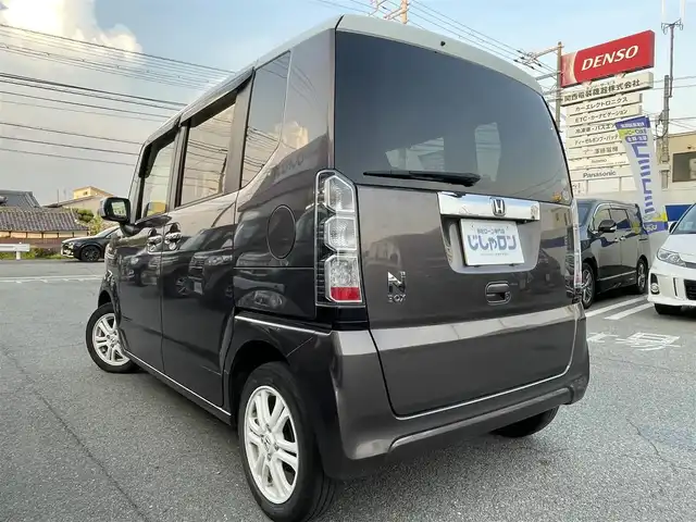 ホンダ Ｎ ＢＯＸ 2トーン G Lパッケージ 兵庫県 2014(平26)年 9.1万km 茶 (株)IDOMが運営する【じしゃロン姫路店】の自社ローン専用車両になります。こちらは現金またはオートローンご利用時の価格です。自社ローンご希望の方は別途その旨お申付け下さい/禁煙車/純正ギャザーズナビ/Bluetooth/フルセグ/バックカメラ/前方ドライブレコーダー/純正フロアマット/片側スライドドア/純正14インチアルミホイール/横滑り防止装置/盗難防止/オートライト