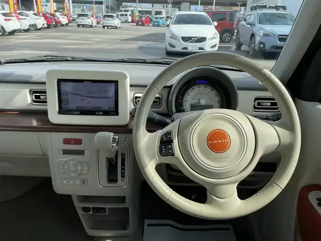 スズキ ラパン S セレクション 石川県 2018(平30)年 5.3万km ノクターンブルーパール/ホワイト2トーン 社外メモリーナビ/社外CD/DVD/フルセグTV/LEDヘッドライト/シートヒーター/スマートキー/プッシュスタート/電動ミラー/ETC/レーダーブレーキ