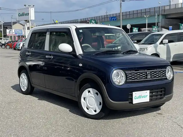 スズキ ラパン S セレクション 石川県 2018(平30)年 5.3万km ノクターンブルーパール/ホワイト2トーン 社外メモリーナビ/社外CD/DVD/フルセグTV/LEDヘッドライト/シートヒーター/スマートキー/プッシュスタート/電動ミラー/ETC/レーダーブレーキ