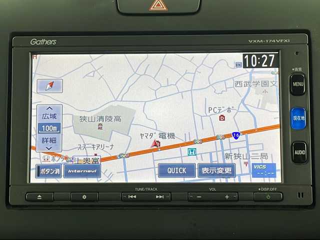 ホンダ フリード ハイブリット EX 埼玉県 2017(平29)年 5.5万km モダンスティールM 純正７インチナビ（VXM-174VFXi/）/バックカメラ/両側パワースライドドア/ビルトインＥＴＣ/前席シートヒーター/アダプティブクルーズコントロール/レーンキープアシスト/衝突軽減ブレーキ/横滑り防止装置/車線逸脱警報/ロールサンシェード/オートライト/LEDヘッドライト/ハーフレザーシート/純正フロアマット/純正アルミホイール