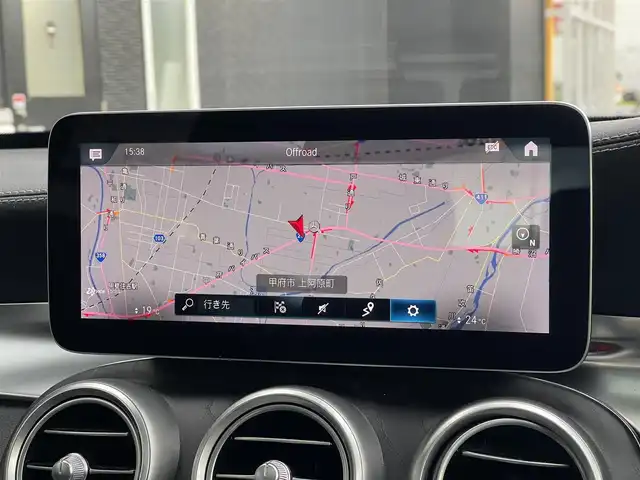 メルセデス・ベンツ ＧＬＣ２２０ d 4マチック AMGライン 山梨県 2020(令2)年 6.3万km 黒 後期　/Ｐサンルーフ　/レーダー　/ＡＣＣ　/ＢＳＡ/ＬＫＡ　/パイロットＡ　/ＨＵＤ　/純正メモリナビ　/全周囲Ｃ　/フルセグ　/黒半革　/シートＨ　Ｐシート　/マルチＢＬＥＤ　/Ａライト　/カープレイ　/保証書　/スペアＫ