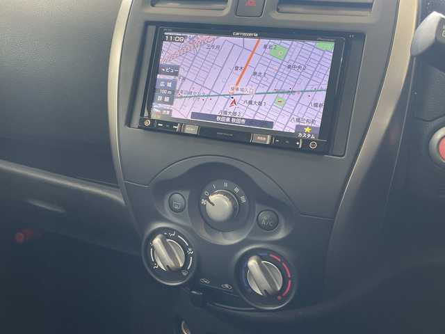 日産 マーチ 12X FOUR 秋田県 2015(平27)年 10万km ナイトベールパープル 社外ナビ/　TV/CD/DVD/ラジオ/ETC/2WD/4WD切り替えスイッチ/純正マット/横滑り防止スイッチ/夏タイヤAW付車載/スマートキー/プッシュスタート