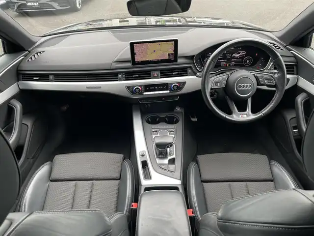 アウディ Ａ４ アバント2.0 TFSI クワトロ スポーツ Sライン P 山梨県 2016(平28)年 6.4万km ミトスブラックメタリック 純正メモリナビ/　（CD/DVD/Bluetooth/フルセグTV）/バーチャルCP/Bカメラ/Audiプレセンス/ACC/LKA/マトリクスLED/電動リアゲート/ETC/前後PDC