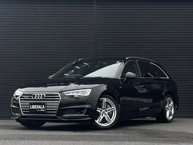 アウディ Ａ４ アバント2.0 TFSI クワトロ スポーツ Sライン P 山梨県 2016(平28)年 6.4万km ミトスブラックメタリック 純正メモリナビ/　（CD/DVD/Bluetooth/フルセグTV）/バーチャルCP/Bカメラ/Audiプレセンス/ACC/LKA/マトリクスLED/電動リアゲート/ETC/前後PDC