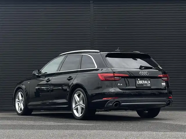 アウディ Ａ４ アバント2.0 TFSI クワトロ スポーツ Sライン P 山梨県 2016(平28)年 6.4万km ミトスブラックメタリック 純正メモリナビ/　（CD/DVD/Bluetooth/フルセグTV）/バーチャルCP/Bカメラ/Audiプレセンス/ACC/LKA/マトリクスLED/電動リアゲート/ETC/前後PDC