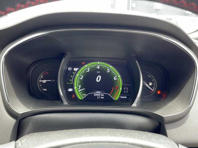 ルノー メガーヌ ルノー スポール 福岡県 2019(平31)年 3.3万km グリカシオペM ワンオーナー　/クルーズコントロール　/前方純正ドライブレコーダー　/ＥＴＣ　/ＭＴモード付ＡＴ車/パーキングアシスト　/前席シートヒーター　/メーカーナビ【Ｂｌｏｏｔｏｏｔｈ・ラジオ】　/前後コーナーセンサー/アイドリングストップ/レーンキープアシスト/バックカメラ/USBポート/スマートキー/スペアキー1本/プッシュスタート/純正フロアマット/純正アルミホイール/前席エアバック/保証書/取扱説明書
