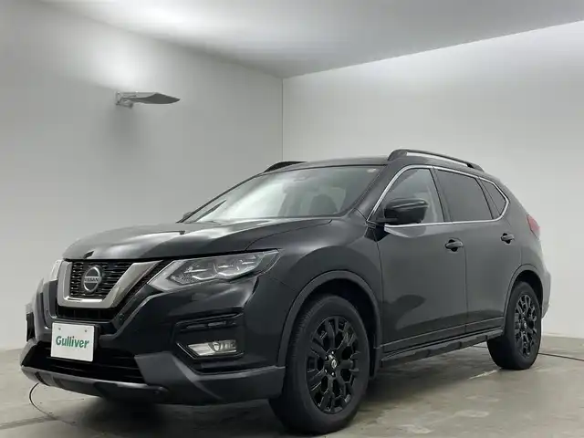 日産 エクストレイル 20Xi Vセレ エクストリーマーX 岡山県 2021(令3)年 4.5万km ダイヤモンドブラック 社外9インチナビ/（CD/DVD/BT/フルセグTV）/ケンウッドスピーカー/アラウンドビューモニター/ビルトインETC/プロパイロット/電動リアゲート/コーナーセンサー/前席パワーシート/全席シートヒーター/USB/HDMI/衝突軽減ブレーキ/ダウンヒルアシストコントロール/LEDヘッドライト/オートライト/ルーフレール/取扱説明書/新車保証書/スマートキー×２