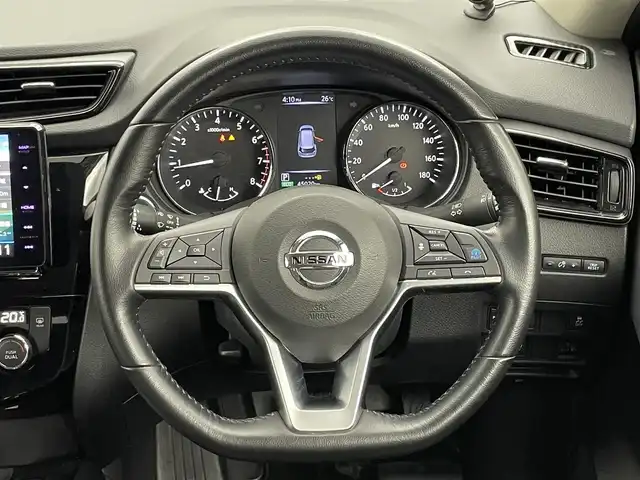 日産 エクストレイル 20Xi Vセレ エクストリーマーX 岡山県 2021(令3)年 4.5万km ダイヤモンドブラック 社外9インチナビ/（CD/DVD/BT/フルセグTV）/ケンウッドスピーカー/アラウンドビューモニター/ビルトインETC/プロパイロット/電動リアゲート/コーナーセンサー/前席パワーシート/全席シートヒーター/USB/HDMI/衝突軽減ブレーキ/ダウンヒルアシストコントロール/LEDヘッドライト/オートライト/ルーフレール/取扱説明書/新車保証書/スマートキー×２