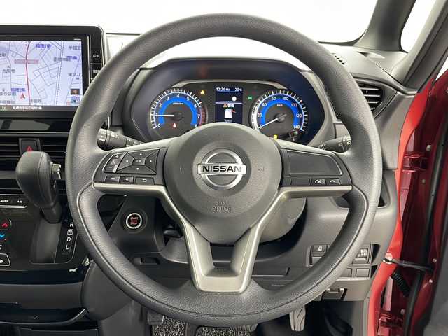 日産 ルークス ハイウェイスター X 道央・札幌 2021(令3)年 2.8万km スパークリングレッド/ブラック ・4WD/・純正SDナビ&フルセグ&CD&DVD&BT&SD&ipod&USB/・エマージェンシーブレーキ/・車線逸脱警報/・速度標識表示機能/・先行車発進お知らせ/・道路標識表示機能/・クリアランスソナー/・ふらつき警報/・レーンキープアシスト/・全方位カメラ/・バックカメラ/・片側パワースライドドア/・ハンズフリースライドドア/・シートヒーター/・社外ドライブレコーダー/・純正AW付サマータイヤ積込/・革巻きステアリング/・ステアリングスイッチ/・オートライト/・ヘッドライトレベライザー/・LEDヘッドライト/・フォグランプ/・スマートキー/・プッシュスタート/・アイドリングストップ