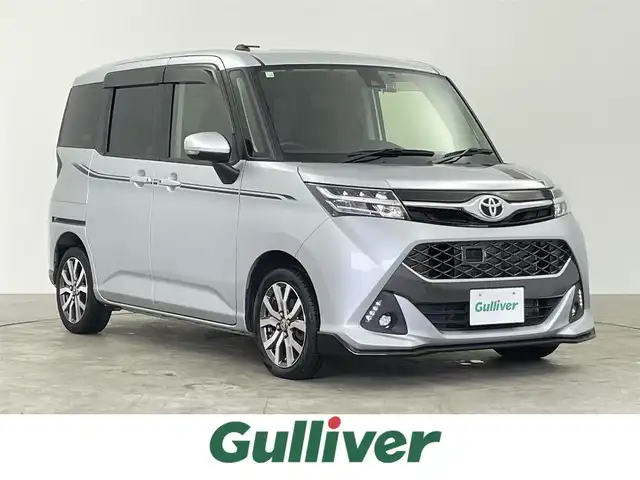トヨタ タンク カスタムG－T 千葉県 2018(平30)年 3万km ブライトシルバーM 禁煙車/社外ナビ　（KENWOOD）/フルセグTV　CD/DVD　Bluetooth/バックカメラ/両側パワースライドドア/オートライト/衝突軽減ブレーキ/レーンキープアシスト/クルーズコントロール/アイドリングストップ/オートリトラミラー/ステアリングスイッチ/シートヒーター/USB入力端子/リアドリンクホルダー/純正アルミホイール/純正フロアマット/スペアキー