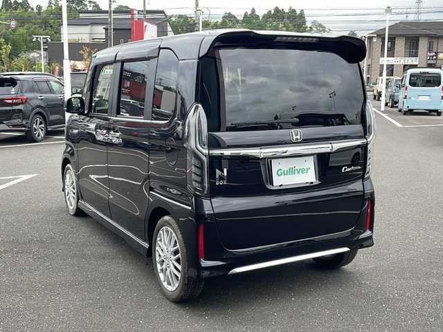 ホンダ Ｎ ＢＯＸ カスタム L ターボ 鹿児島県 2022(令4)年 1.4万km クリスタルブラックパール 純正ナビ/Bluetooth/CD/DVD/TV/SD/ETC/両側パワースライドドア/USB端子/パーキングセンサー/LKAS/ディスタンススイッチ/車線逸脱アラーム/衝突軽減システム/横滑り防止装置/純正フロアマット/電動格納ミラー/ドアバイザー