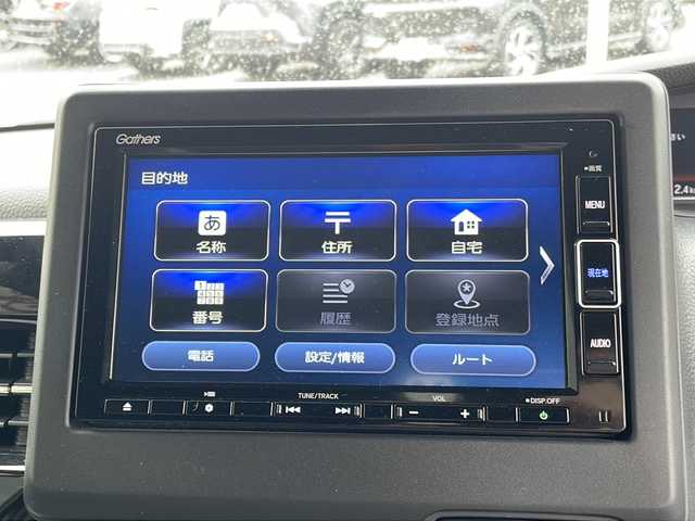 ホンダ Ｎ ＢＯＸ カスタム L ターボ 鹿児島県 2022(令4)年 1.4万km クリスタルブラックパール 純正ナビ/Bluetooth/CD/DVD/TV/SD/ETC/両側パワースライドドア/USB端子/パーキングセンサー/LKAS/ディスタンススイッチ/車線逸脱アラーム/衝突軽減システム/横滑り防止装置/純正フロアマット/電動格納ミラー/ドアバイザー