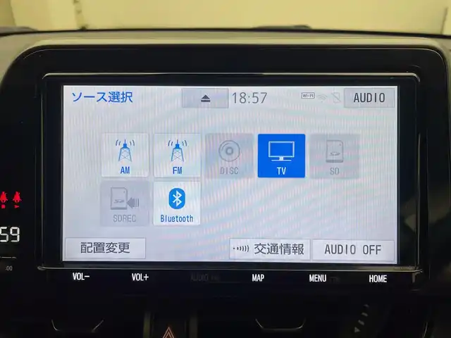 トヨタ Ｃ－ＨＲ S LEDパッケージ 兵庫県 2019(平31)年 7.8万km ブラックマイカ 純正SDナビ（NSZT-Y68T）/（フルセグ/CD/DVD/SD/Bluetooth）/ETC/前後ドライブレコーダー/ステアリングスイッチ/トヨタセーフティーセンス/LEDヘッドライト/オートライト/シーケンシャルウインカー/TRDエアロ/フロアマット/スマートキー/プッシュスタート