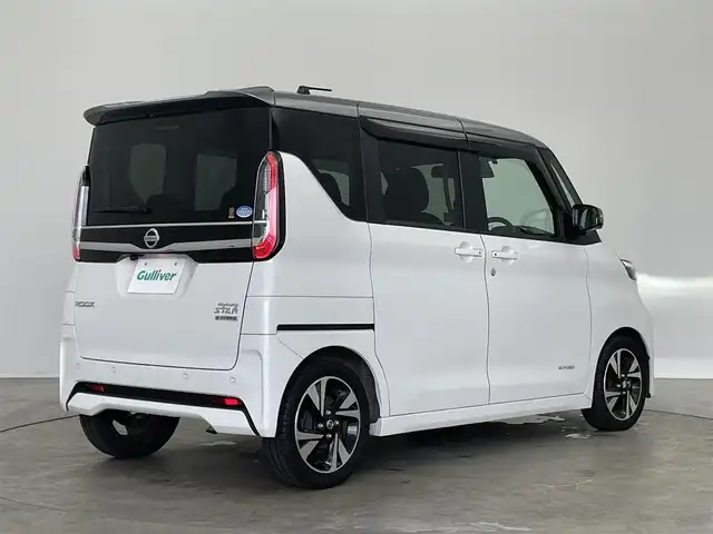 日産 ルークス HWS Gターボ プロパイロットED 埼玉県 2020(令2)年 2.6万km チタニウムグレーM/シルキーホワイト 純正９インチナビ　アラウンドモニター　ビルトインＥＴＣ　ドライブレコーダー　プロパイロット　レーダークルーズコントロール　オートホールド　純正アルミホイール　オートライト　ＬＥＤヘッドライト　地デジ