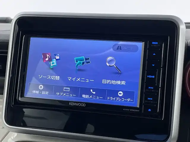 スズキ スペーシア HYBRID X 新潟県 2018(平30)年 6.6万km ツールグリーンパールメタリック ワンオーナー/純正メモリナビ【KXM-E503W】/　フルセグTV/Bluetooth/CD/DVD/USB/衝突被害軽減ブレーキ/レーンキープアシスト/コーナーセンサー/D席シートヒーター/ドライブレコーダー/両側パワースライドドア/アイドリングストップ/横滑り防止装置/オートマチックハイビーム/オートライト/禁煙車