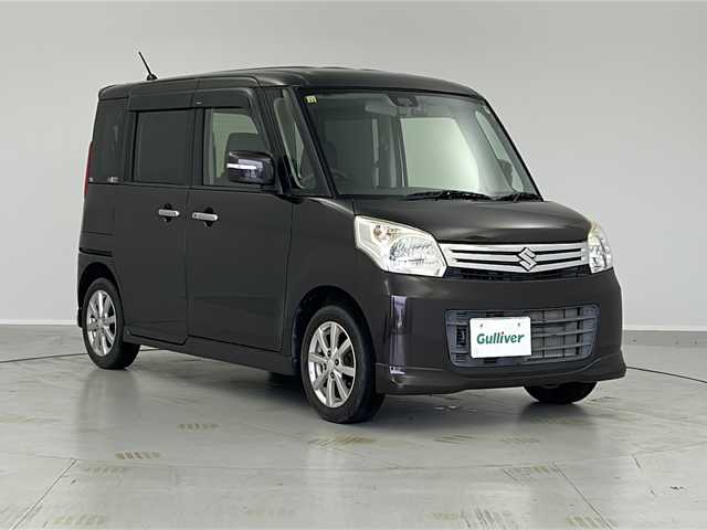 スズキ スペーシア X リミテッド 茨城県 2014(平26)年 4.8万km アーバンブラウンパールメタリック ７インチＳＤナビ　前後ドラレコ　シートヒーター　両側電動パワスラ　オートライト　ステアリングスイッチ　衝突軽減ブレーキ　横滑り防止装置　後席サンシェード　純正１４インチアルミホイール　純正フロアマット