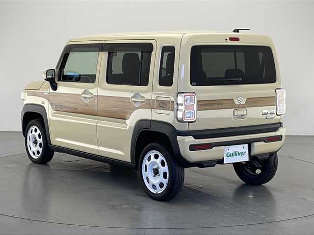 スズキ ハスラー HYBRID G 長野県 2021(令3)年 4.9万km シフォンアイボリーM 社外ディスプレイオーディオ/Bluetooth／AM／FM／CD/横滑り防止装置/盗難防止装置/純正15インチAW装着/純正フロアマット/ドアバイザー/ドアミラーヒーター/前席シートヒーター/フォグランプ/アイドリングストップ/ヘッドライトレベライザー/電格ミラー/オートライト/ハロゲンライト/スマートキー/スペアキー1本