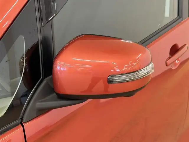 日産 デイズ ハイウェイスターX 群馬県 2017(平29)年 5.1万km スカーレット ワンオーナー/安全性能/・エマージェンシーブレーキ/・オートハイビーム/純正CDオーディオ/　　CD/FM/AM/AUX/アラウンドビューモニター/オートHIDヘッドライト/フォグランプ/本革巻きステアリング/プッシュスタート/スマートキー2本/純正14AW