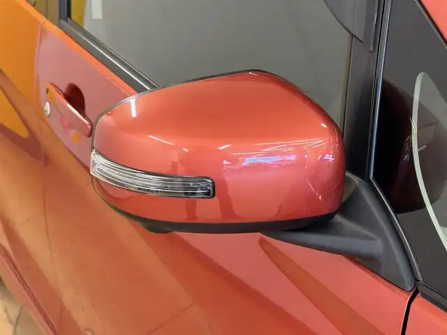 日産 デイズ ハイウェイスターX 群馬県 2017(平29)年 5.1万km スカーレット ワンオーナー/安全性能/・エマージェンシーブレーキ/・オートハイビーム/純正CDオーディオ/　　CD/FM/AM/AUX/アラウンドビューモニター/オートHIDヘッドライト/フォグランプ/本革巻きステアリング/プッシュスタート/スマートキー2本/純正14AW