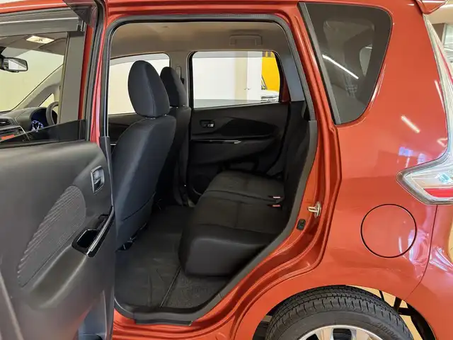 日産 デイズ ハイウェイスターX 群馬県 2017(平29)年 5.1万km スカーレット ワンオーナー/安全性能/・エマージェンシーブレーキ/・オートハイビーム/純正CDオーディオ/　　CD/FM/AM/AUX/アラウンドビューモニター/オートHIDヘッドライト/フォグランプ/本革巻きステアリング/プッシュスタート/スマートキー2本/純正14AW