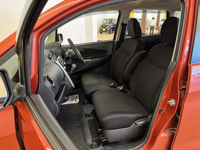 日産 デイズ ハイウェイスターX 群馬県 2017(平29)年 5.1万km スカーレット ワンオーナー/安全性能/・エマージェンシーブレーキ/・オートハイビーム/純正CDオーディオ/　　CD/FM/AM/AUX/アラウンドビューモニター/オートHIDヘッドライト/フォグランプ/本革巻きステアリング/プッシュスタート/スマートキー2本/純正14AW