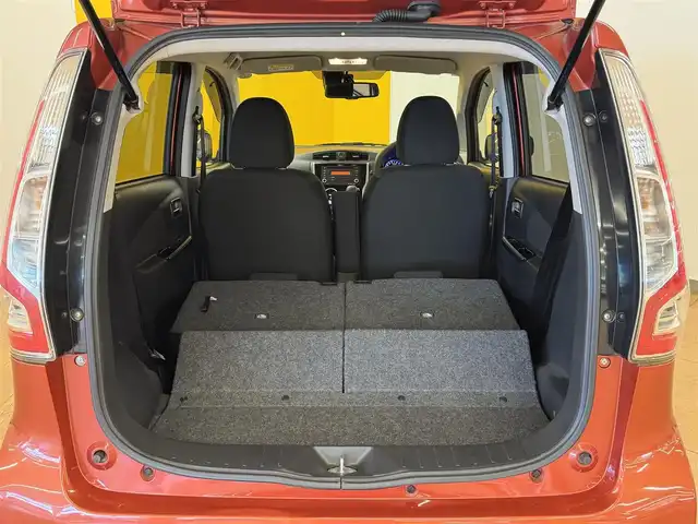 日産 デイズ ハイウェイスターX 群馬県 2017(平29)年 5.1万km スカーレット ワンオーナー/安全性能/・エマージェンシーブレーキ/・オートハイビーム/純正CDオーディオ/　　CD/FM/AM/AUX/アラウンドビューモニター/オートHIDヘッドライト/フォグランプ/本革巻きステアリング/プッシュスタート/スマートキー2本/純正14AW