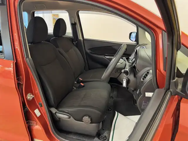 日産 デイズ ハイウェイスターX 群馬県 2017(平29)年 5.1万km スカーレット ワンオーナー/安全性能/・エマージェンシーブレーキ/・オートハイビーム/純正CDオーディオ/　　CD/FM/AM/AUX/アラウンドビューモニター/オートHIDヘッドライト/フォグランプ/本革巻きステアリング/プッシュスタート/スマートキー2本/純正14AW