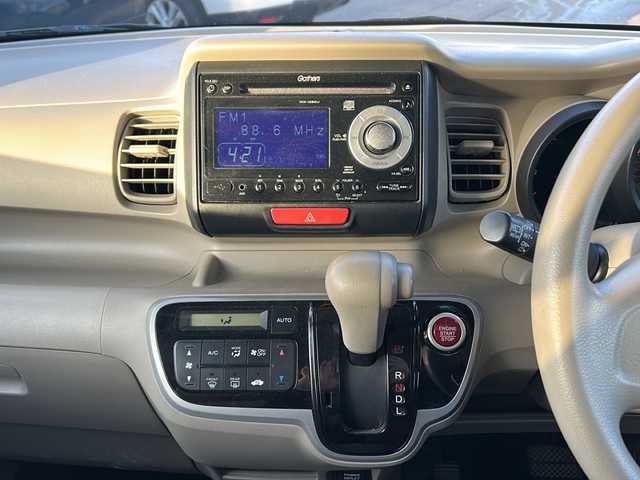 ホンダ Ｎ ＢＯＸ G 石川県 2013(平25)年 11.3万km プレミアムブロンズパール j純正オーディオ/【CD・AUX・FM・AM】/アイドリングストップ/ハロゲンライト/両側スライドドア/プッシュスタート/スマートキー/USB端子/ドアバイザー