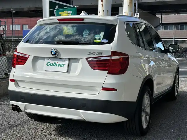 ＢＭＷ Ｘ３ xDrive28i 千葉県 2011(平23)年 7.6万km アルピンホワイトⅢ 取扱説明書、保証書、スペアキー/メーカーHDDナビ/AM/FM/CD/DVD/フルセグ/サンルーフ/クリアランスソナー/レザーシート/D.N席パワーシート/シートヒーター/バックカメラ/サイドカメラ/クルーズコントロール/ルーフレール/オートブレーキホールド/キセノンヘッドライト/フォグランプ/バックフォグ/ETC