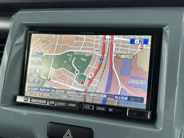 スズキ ハスラー タフワイルド 福岡県 2018(平30)年 3.5万km オフブルーメタリック/ブラック 2トーン リフトアップ　/社外ナビ（フルセグＴＶ）　/バックカメラ　/ＥＴＣ　/デュアルカメラブレーキサポート　/衝突被害軽減ブレーキ　/レーンキープ　/ハーフレザー　/シートヒーター　/社外１４インチＡＷ　/ホワイトレタータイヤ