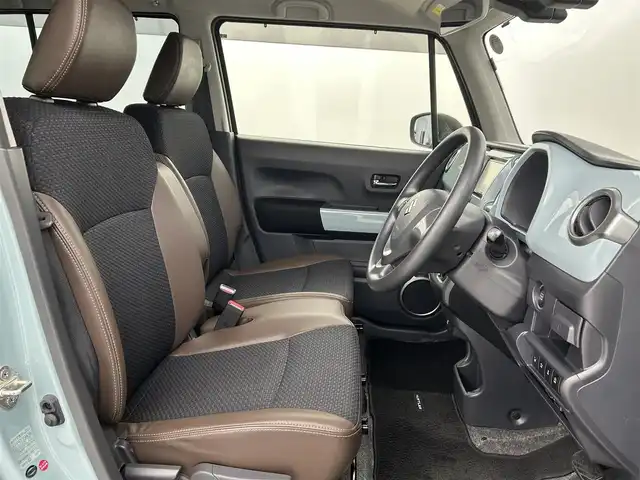 スズキ ハスラー タフワイルド 福岡県 2018(平30)年 3.5万km オフブルーメタリック/ブラック 2トーン リフトアップ　/社外ナビ（フルセグＴＶ）　/バックカメラ　/ＥＴＣ　/デュアルカメラブレーキサポート　/衝突被害軽減ブレーキ　/レーンキープ　/ハーフレザー　/シートヒーター　/社外１４インチＡＷ　/ホワイトレタータイヤ