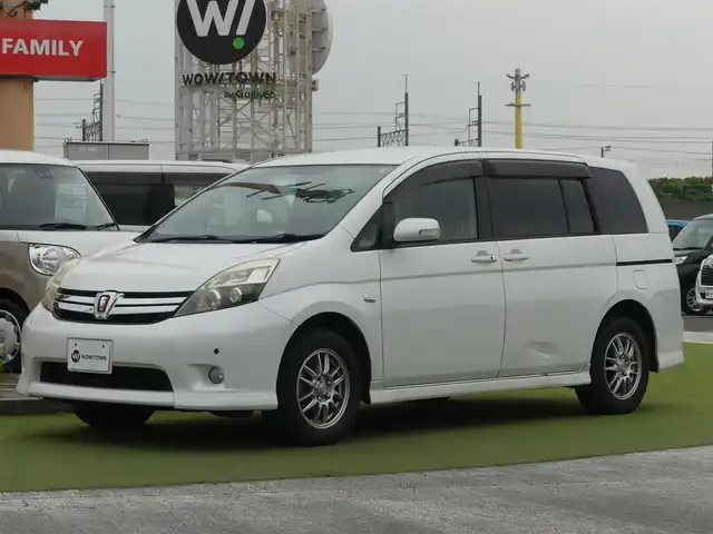 トヨタ アイシス プラタナ 千葉県 2011(平23)年 8.9万km ホワイトパールクリスタルシャイン 左パワースライドドア/純正SDナビ/ワンセグTV/【DVD/CD再生機能】/ETC/フォグライト/ウインカーミラー/クリアランスソナー/社外15インチアルミホイル/スマートキー