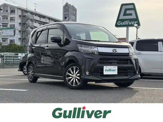 ダイハツ ムーヴ カスタム X LTDⅡ SAⅢ 大分県 2019(令1)年 6.3万km ブラックマイカメタリック ・メモリーナビ(CD.DVD.SD.BT)/・ワンセグテレビ/・全方位カメラ/・スマートアシスト/・運転席シートヒーター/・オートハイビーム/・ステアリングリモコン/・リアセンサー/・スマートキー