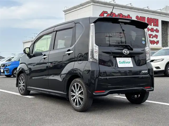 ダイハツ ムーヴ カスタム X LTDⅡ SAⅢ 大分県 2019(令1)年 6.3万km ブラックマイカメタリック ・メモリーナビ(CD.DVD.SD.BT)/・ワンセグテレビ/・全方位カメラ/・スマートアシスト/・運転席シートヒーター/・オートハイビーム/・ステアリングリモコン/・リアセンサー/・スマートキー