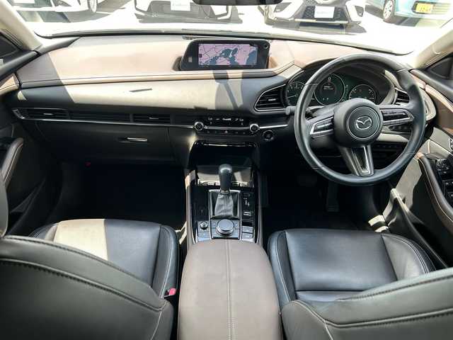 マツダ ＣＸ－３０ 20S Lパッケージ 徳島県 2019(令1)年 2.9万km スノーフレイクホワイトパールマイカ 純正ナビ/（AM/FM/BT/TV/HDMI）/全周囲カメラ/前後コーナーセンサー/ETC/LEDヘッドライト/前後ドライブレコーダー/前席シートヒーター/ステアリングヒーター/プッシュスタート/スマートキー/クルーズコントロール/オートホールド/純正フロアマット